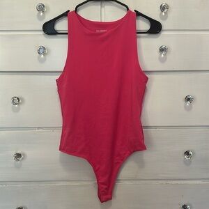 hot pink bodysuit